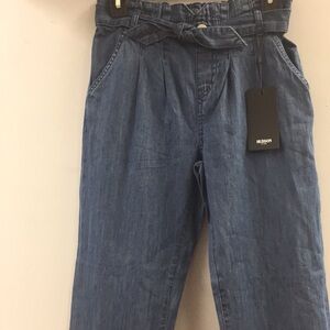Hudson High Rise Belted Paper Bag Pants 16 (Girl)